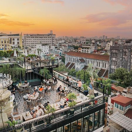 Grand Hotel Du Lac Hanoi Buitenkant foto View of the rooftop bar