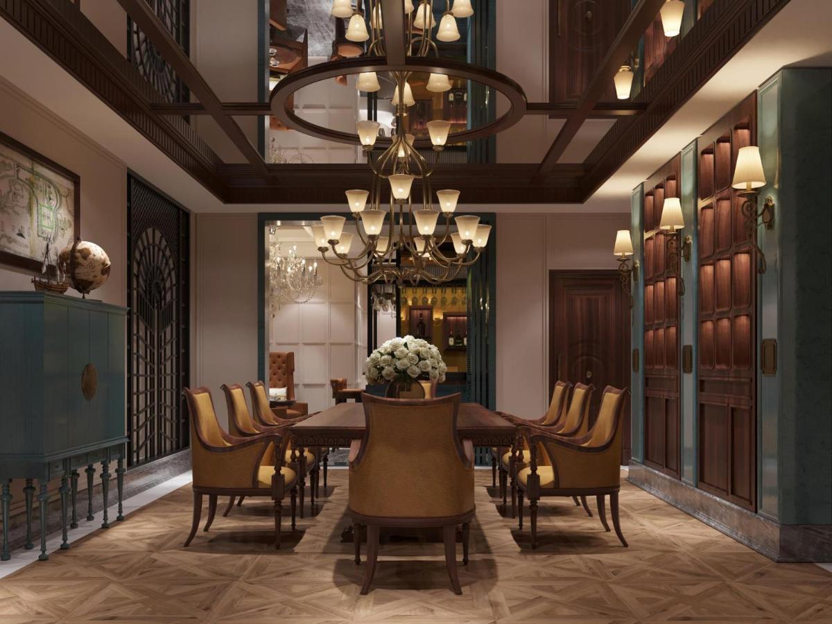 Grand Hotel Du Lac Hanoi Buitenkant foto 3D interior visualization of a dining room
